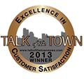Titan Contrators winners of 2013 Talk of the Town Customer Satisfaction Award